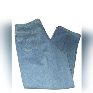 David Taylor 42x29 Comfort Fit Jeans Stretch Waistband Soft Lightweight Denim